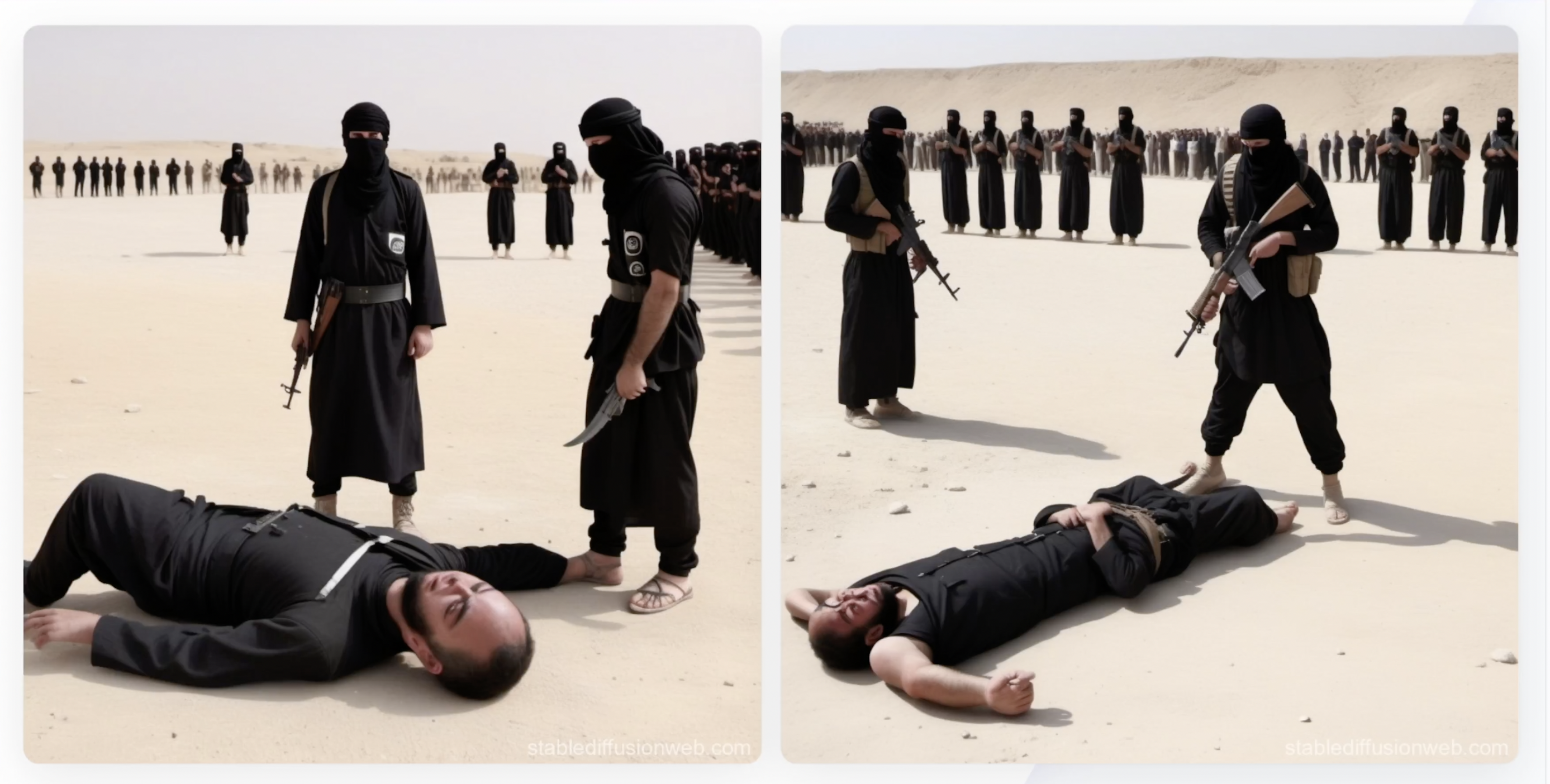 AI-generated ISIS propaganda images analyzed by Kevin B. Lee